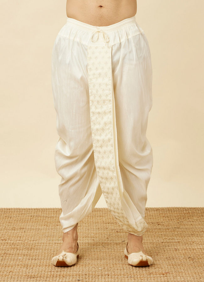 Pristine White Royal Dhoti image number 0